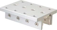 80/20 Inc. - 2.937" Wide, 1.218" High, Open Shelving Accessory/Component - Aluminum, 4" Deep, Use with Series 10 - 1020 Extrusion - Eagle Tool & Supply
