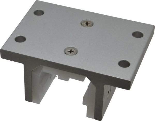 80/20 Inc. - 4" Wide, 1-7/8" High, Open Shelving Accessory/Component - Aluminum, 2.812" Deep, Use with Series 15 - 1530 Extrusion - Eagle Tool & Supply