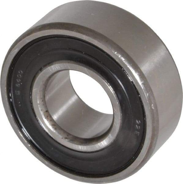 SKF - 20mm Bore Diam, 47mm OD, Double Seal Self Aligning Radial Ball Bearing - 18mm Wide, 2 Rows, Round Bore, 933 Lb Static Capacity, 3,780 Lb Dynamic Capacity - Eagle Tool & Supply