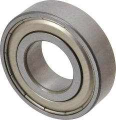 SKF - 3/4" Bore Diam, 1-5/8" OD, Double Shield Deep Groove Radial Ball Bearing - 7/16" Wide, 1 Row, Round Bore, 1,150 Lb Static Capacity, 2,100 Lb Dynamic Capacity - Eagle Tool & Supply