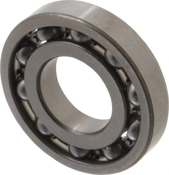SKF - 7/8" Bore Diam, 1-7/8" OD, Open Deep Groove Radial Ball Bearing - 3/8" Wide, 1 Row, Round Bore, 1,320 Lb Static Capacity, 2,270 Lb Dynamic Capacity - Eagle Tool & Supply