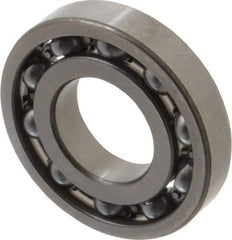 SKF - 7/8" Bore Diam, 1-7/8" OD, Open Deep Groove Radial Ball Bearing - 3/8" Wide, 1 Row, Round Bore, 1,320 Lb Static Capacity, 2,270 Lb Dynamic Capacity - Eagle Tool & Supply