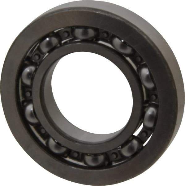 SKF - 1" Bore Diam, 2" OD, Open Deep Groove Radial Ball Bearing - 3/8" Wide, 1 Row, Round Bore, 1,350 Lb Static Capacity, 2,270 Lb Dynamic Capacity - Eagle Tool & Supply