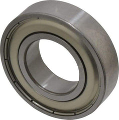 SKF - 1" Bore Diam, 2" OD, Double Shield Deep Groove Radial Ball Bearing - 1/2" Wide, 1 Row, Round Bore, 1,350 Lb Static Capacity, 2,270 Lb Dynamic Capacity - Eagle Tool & Supply