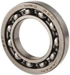 SKF - 1-1/4" Bore Diam, 2-1/4" OD, Open Deep Groove Radial Ball Bearing - 3/8" Wide, 1 Row, Round Bore, 2,090 Lb Static Capacity, 3,150 Lb Dynamic Capacity - Eagle Tool & Supply