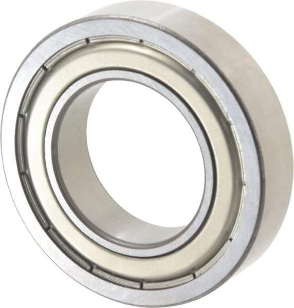 SKF - 1-1/4" Bore Diam, 2-1/4" OD, Double Shield Deep Groove Radial Ball Bearing - 1/2" Wide, 1 Row, Round Bore, 2,090 Lb Static Capacity, 3,150 Lb Dynamic Capacity - Eagle Tool & Supply