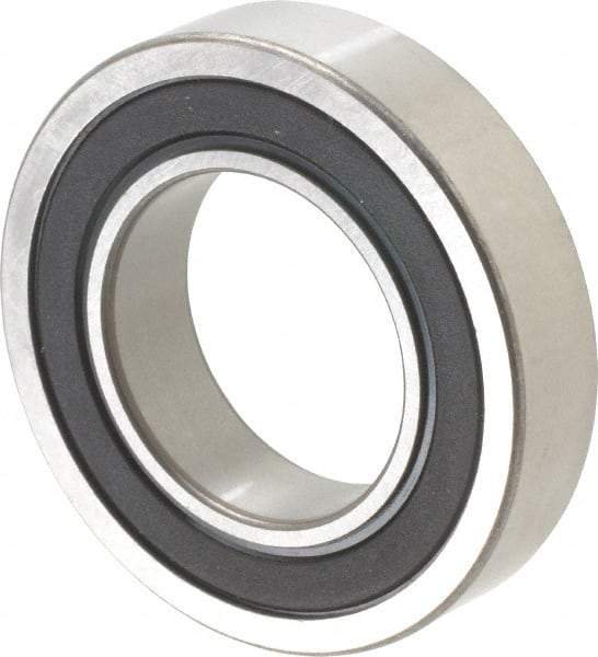 SKF - 1-1/4" Bore Diam, 2-1/4" OD, Double Seal Deep Groove Radial Ball Bearing - 1/2" Wide, 1 Row, Round Bore, 2,090 Lb Static Capacity, 3,150 Lb Dynamic Capacity - Eagle Tool & Supply