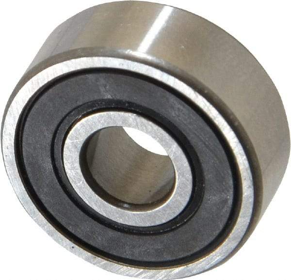 SKF - 1/4" Bore Diam, 3/4" OD, Double Seal Deep Groove Radial Ball Bearing - 9/32" Wide, 1 Row, Round Bore, 261 Lb Static Capacity, 632 Lb Dynamic Capacity - Eagle Tool & Supply