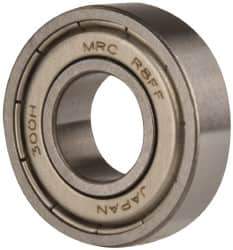 SKF - 1/2" Bore Diam, 1-1/8" OD, Double Shield Deep Groove Radial Ball Bearing - 5/16" Wide, 1 Row, Round Bore, 540 Lb Static Capacity, 1,140 Lb Dynamic Capacity - Eagle Tool & Supply