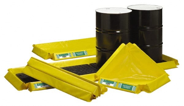 Enpac - Spill Pallets, Platforms, Sumps & Basins Number of Drums: 6 Sump Capacity (Gal.): 60.00 - Eagle Tool & Supply