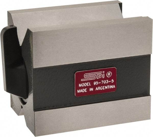 SPI - 0.19 to 1-3/4" Capacity, 90° Angle, Hardened Steel V-Block - 2-3/4" Long x 2" Wide x 2-3/8" High, Sold as Individual - Eagle Tool & Supply