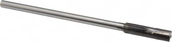 Made in USA - 0.3471 to 0.378" Diam, 5/16" Diam Shank, 1-3/4" Flute, Semi Finish Semi Ground Chucking Reamer - Eagle Tool & Supply