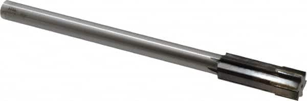 Made in USA - 0.6911 to 0.722" Diam, 9/16" Diam Shank, 2-1/4" Flute, Semi Finish Semi Ground Chucking Reamer - Eagle Tool & Supply