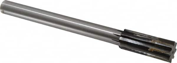 Made in USA - 1.0661 to 1.128" Diam, 7/8" Diam Shank, 2-7/8" Flute, Semi Finish Semi Ground Chucking Reamer - Eagle Tool & Supply