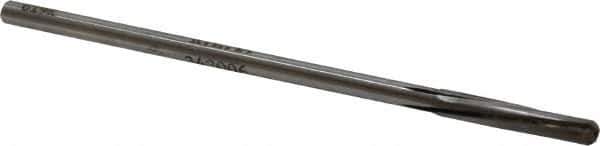 Made in USA - 3/16" Carbide-Tipped 4 Flute Chucking Reamer - Spiral Flute, 11/64" Straight Shank, 1-1/8" Flute Length, 4-1/2" OAL - Eagle Tool & Supply