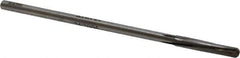 Made in USA - 3/16" Carbide-Tipped 4 Flute Chucking Reamer - Spiral Flute, 11/64" Straight Shank, 1-1/8" Flute Length, 4-1/2" OAL - Eagle Tool & Supply