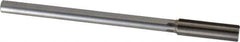 Made in USA - 9/16" Carbide-Tipped 6 Flute Chucking Reamer - Straight Flute, 0.4355" Straight Shank, 2" Flute Length, 8" OAL - Eagle Tool & Supply