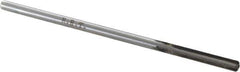 Made in USA - 0.1865" Carbide-Tipped 4 Flute Chucking Reamer - Straight Flute, 1-1/8" Straight Shank, 1-1/8" Flute Length, 4-1/2" OAL - Eagle Tool & Supply
