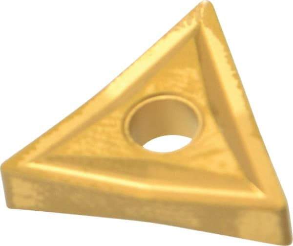 Value Collection - TNMP321 Grade TCN55 Carbide Turning Insert - 60° Triangle, 3/8" Inscr Circle, 1/8" Thick, 1/64" Corner Radius - Eagle Tool & Supply