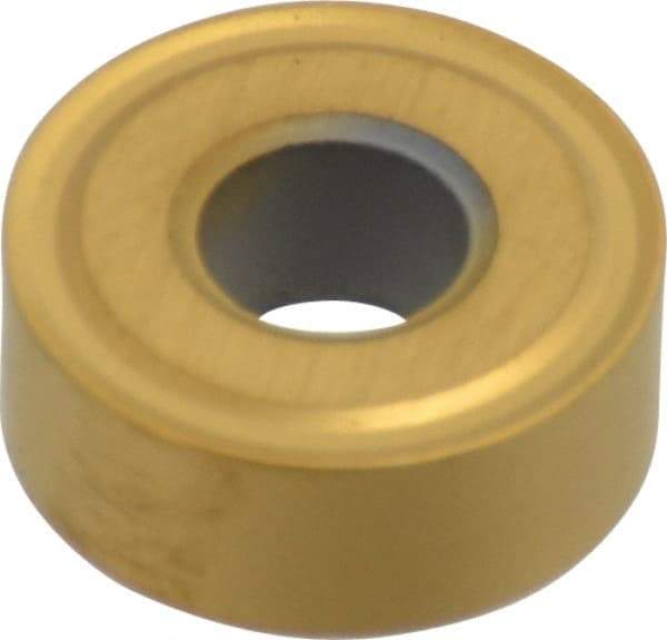 Interstate - RNMG43 Grade TCN55 Carbide Turning Insert - TiN Finish, Round, 1/2" Inscr Circle, 3/16" Thick - Eagle Tool & Supply