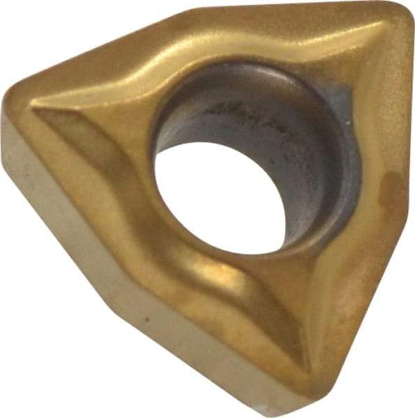 Interstate - WPMT1.51.21 Grade TCN55 Carbide Turning Insert - 80° Trigon, 3/16" Inscr Circle, 5/64" Thick, 1/64" Corner Radius - Eagle Tool & Supply