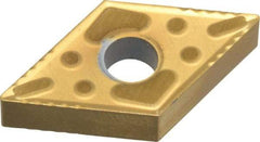 Interstate - DNMG431 P Grade TCN55 Carbide Turning Insert - TiN Finish, 55° Diamond, 1/2" Inscr Circle, 3/16" Thick, 1/64" Corner Radius - Eagle Tool & Supply