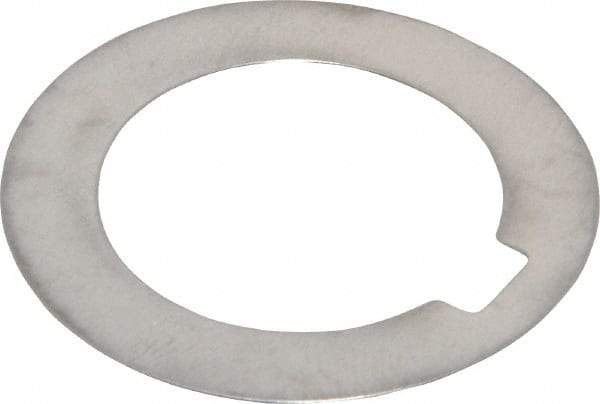 Made in USA - 3/32" Long x 1/4" Wide Notch, 0.01" Thick Internal Notched Washer - 301-304 Stainless Steel, 1" ID, 1-1/2" OD - Eagle Tool & Supply