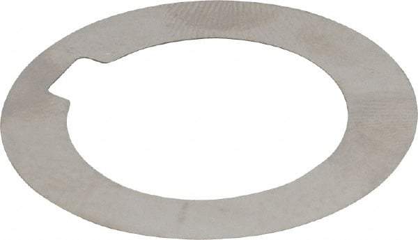 Made in USA - 3/32" Long x 1/4" Wide Notch, 0.005" Thick Internal Notched Washer - 301-304 Stainless Steel, 1" ID, 1-1/2" OD - Eagle Tool & Supply