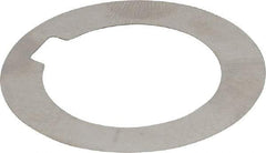 Made in USA - 3/32" Long x 1/4" Wide Notch, 0.005" Thick Internal Notched Washer - 301-304 Stainless Steel, 1" ID, 1-1/2" OD - Eagle Tool & Supply