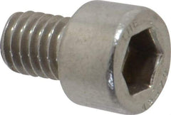 Value Collection - M6x1.00 Metric Coarse Hex Socket Drive, Socket Cap Screw - Grade 18-8 & Austenitic A2 Stainless Steel, Uncoated, Fully Threaded, 8mm Length Under Head - Eagle Tool & Supply