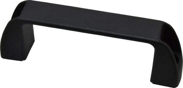 80/20 Inc. - 5.47" Long x 1.02" Wide x 1.63" High, Plastic Door Handle - Plastic, 4.6" Center to Center - Eagle Tool & Supply