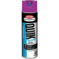 Krylon - 20 fl oz Purple Marking Paint - 50 to 60 Sq Ft Coverage, Water-Based Formula - Eagle Tool & Supply