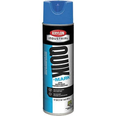 Krylon - 20 fl oz Blue Marking Paint - 50 to 60 Sq Ft Coverage, Water-Based Formula - Eagle Tool & Supply