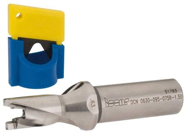 Iscar - 0.63" to 0.665" Diam, 1.5xD, 0.95" Max Depth, 3/4" Shank Diam, 3.91" OAL, Replaceable-Tip Drill - FCP, ICK, ICK-2M, ICM, ICN, ICP, iCP-2M Insert, 16 Seat Size, 07221294 Toolholder, Series SumoCham - Eagle Tool & Supply