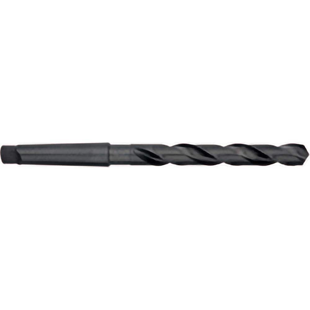 Titan USA - Taper Shank Drill Bits; Drill Bit Size (Inch): 53/64 ; Drill Bit Size (Decimal Inch): 0.8281 ; Drill Point Angle: 118 ; Shank Taper Designation: 3MT ; Drill Bit Material: High Speed Steel ; Drill Bit Finish/Coating: Black Oxide - Exact Industrial Supply