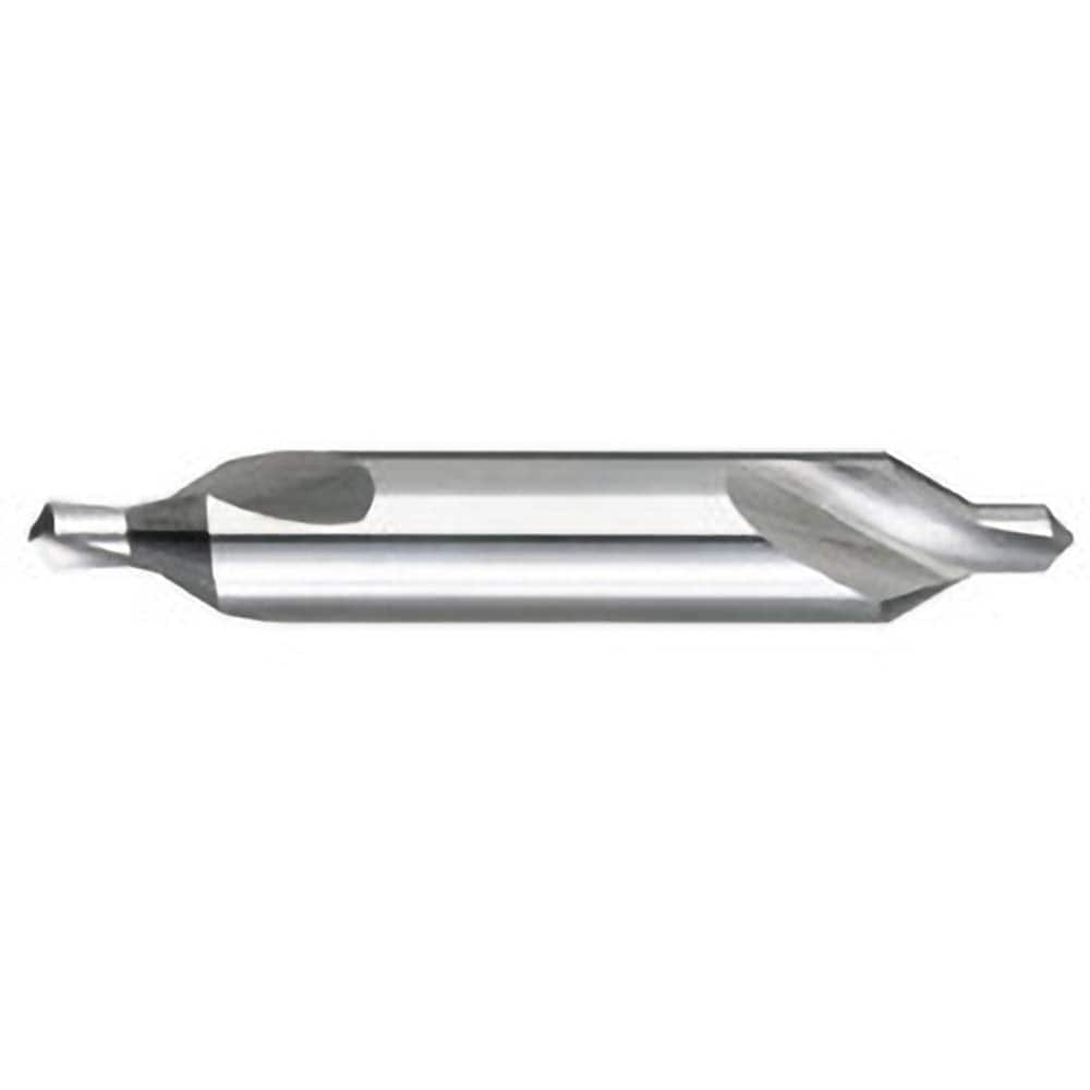 Titan USA - Combination Drill & Countersinks; Material: High Speed Steel ; Included Angle: 60 ; Trade Size: #6 ; Body Diameter (Inch): 1/2 ; Body Diameter (Decimal Inch): 1/2 ; Overall Length (Inch): 3 - Exact Industrial Supply