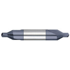 Titan USA - Combination Drill & Countersinks; Material: Solid Carbide ; Included Angle: 60 ; Trade Size: #1 ; Body Diameter (Inch): 1/8 ; Body Diameter (Decimal Inch): 1/8 ; Overall Length (Inch): 1-1/2 - Exact Industrial Supply