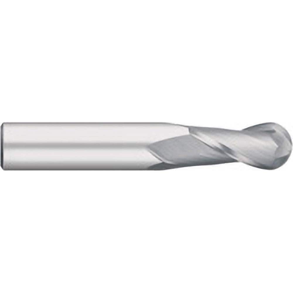 Titan USA - Ball End Mills; Mill Diameter (Inch): 1/16 ; Mill Diameter (Decimal Inch): 0.0625 ; Number of Flutes: 2 ; Length of Cut (Inch): 1/4 ; Length of Cut (Decimal Inch): 0.2500 ; Material: Solid Carbide - Exact Industrial Supply