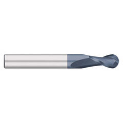 Titan USA - Ball End Mills; Mill Diameter (Inch): 1 ; Mill Diameter (Decimal Inch): 1.0000 ; Number of Flutes: 2 ; Length of Cut (Inch): 2-1/4 ; Length of Cut (Decimal Inch): 2.2500 ; Material: Solid Carbide - Exact Industrial Supply