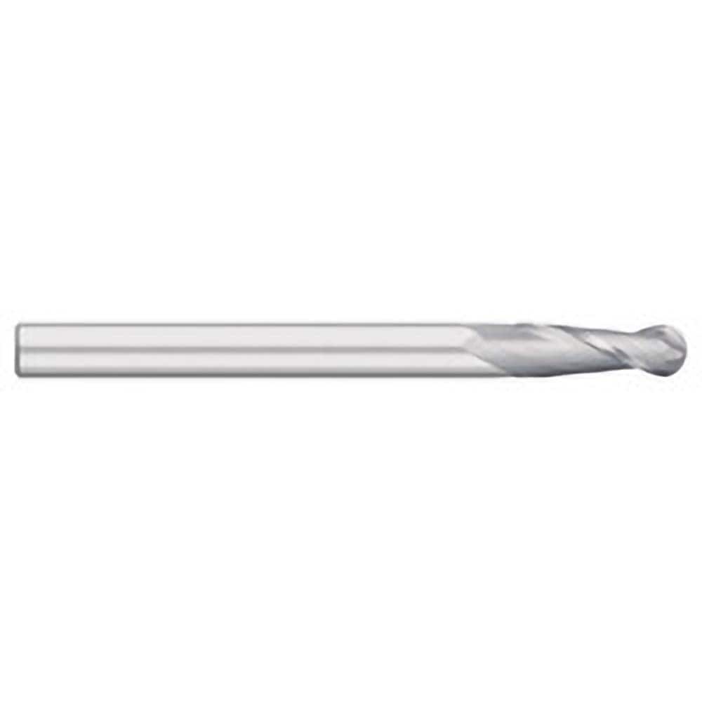 Titan USA - Ball End Mills; Mill Diameter (Inch): 1/4 ; Mill Diameter (Decimal Inch): 0.2500 ; Number of Flutes: 2 ; Length of Cut (Inch): 1-1/2 ; Length of Cut (Decimal Inch): 1.5000 ; Material: Solid Carbide