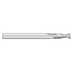 Titan USA - Square End Mills; Mill Diameter (Inch): 7/8 ; Mill Diameter (Decimal Inch): 0.8750 ; Number of Flutes: 2 ; Length of Cut (Inch): 3 ; Length of Cut (Decimal Inch): 3.0000 ; Material: Solid Carbide - Exact Industrial Supply