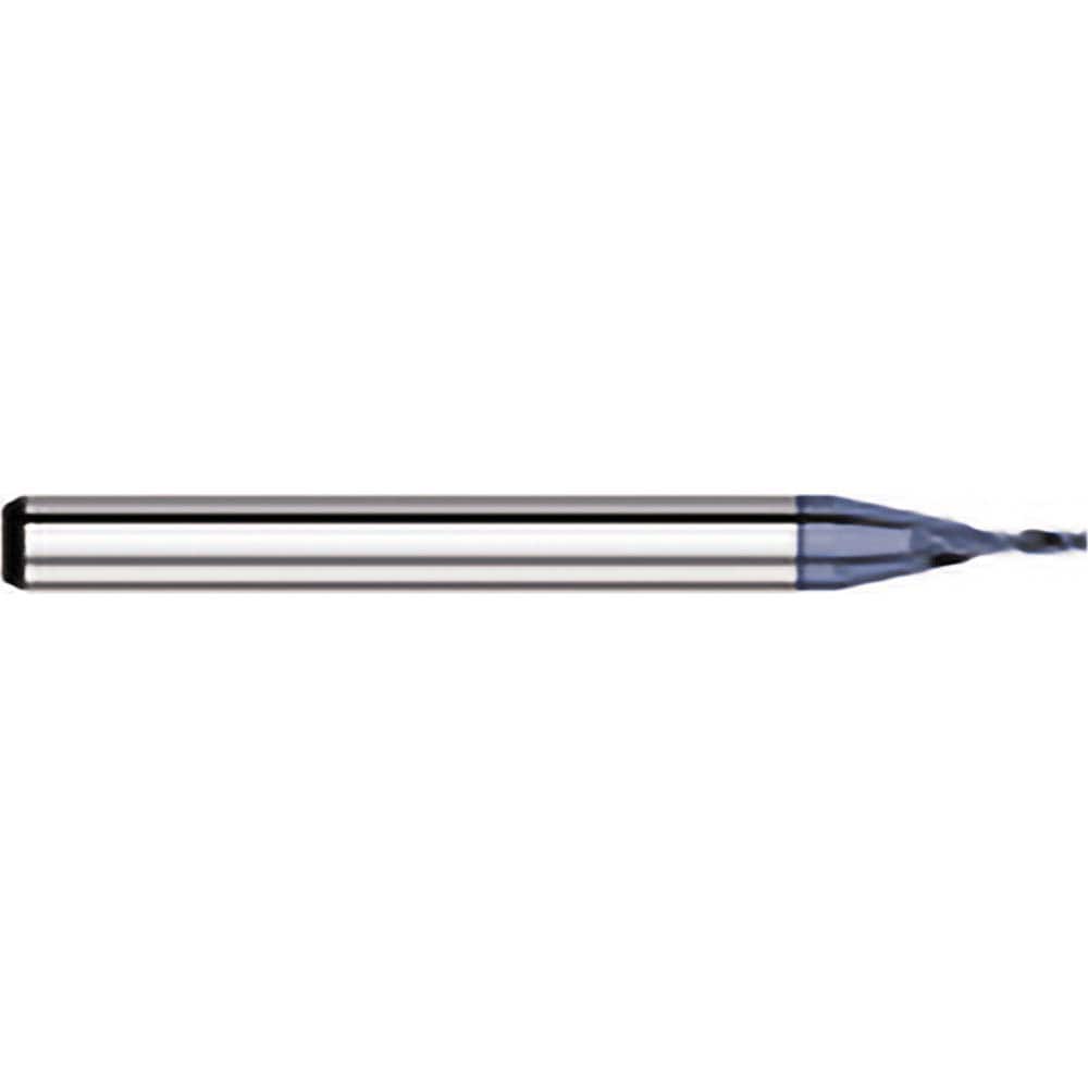 Titan USA - Square End Mills; Mill Diameter (Decimal Inch): 0.0610 ; Number of Flutes: 2 ; Length of Cut (Decimal Inch): 0.1830 ; Material: Solid Carbide ; Finish/Coating: AlTiN ; Shank Diameter (Inch): 1/8 - Exact Industrial Supply