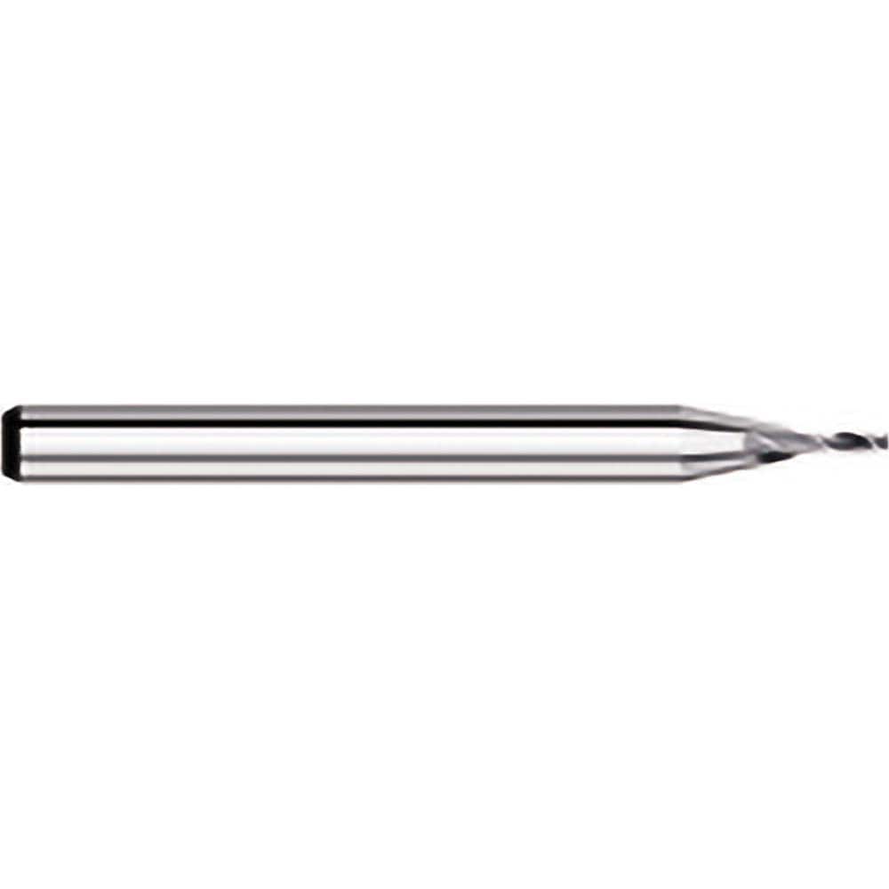 Titan USA - Square End Mills; Mill Diameter (Decimal Inch): 0.0660 ; Number of Flutes: 2 ; Length of Cut (Decimal Inch): 0.1980 ; Material: Solid Carbide ; Finish/Coating: Uncoated ; Shank Diameter (Inch): 1/8 - Exact Industrial Supply