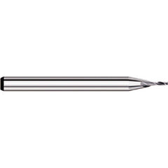 Titan USA - Square End Mills; Mill Diameter (Decimal Inch): 0.0900 ; Number of Flutes: 2 ; Length of Cut (Decimal Inch): 0.2700 ; Material: Solid Carbide ; Finish/Coating: Uncoated ; Shank Diameter (Inch): 1/8 - Exact Industrial Supply