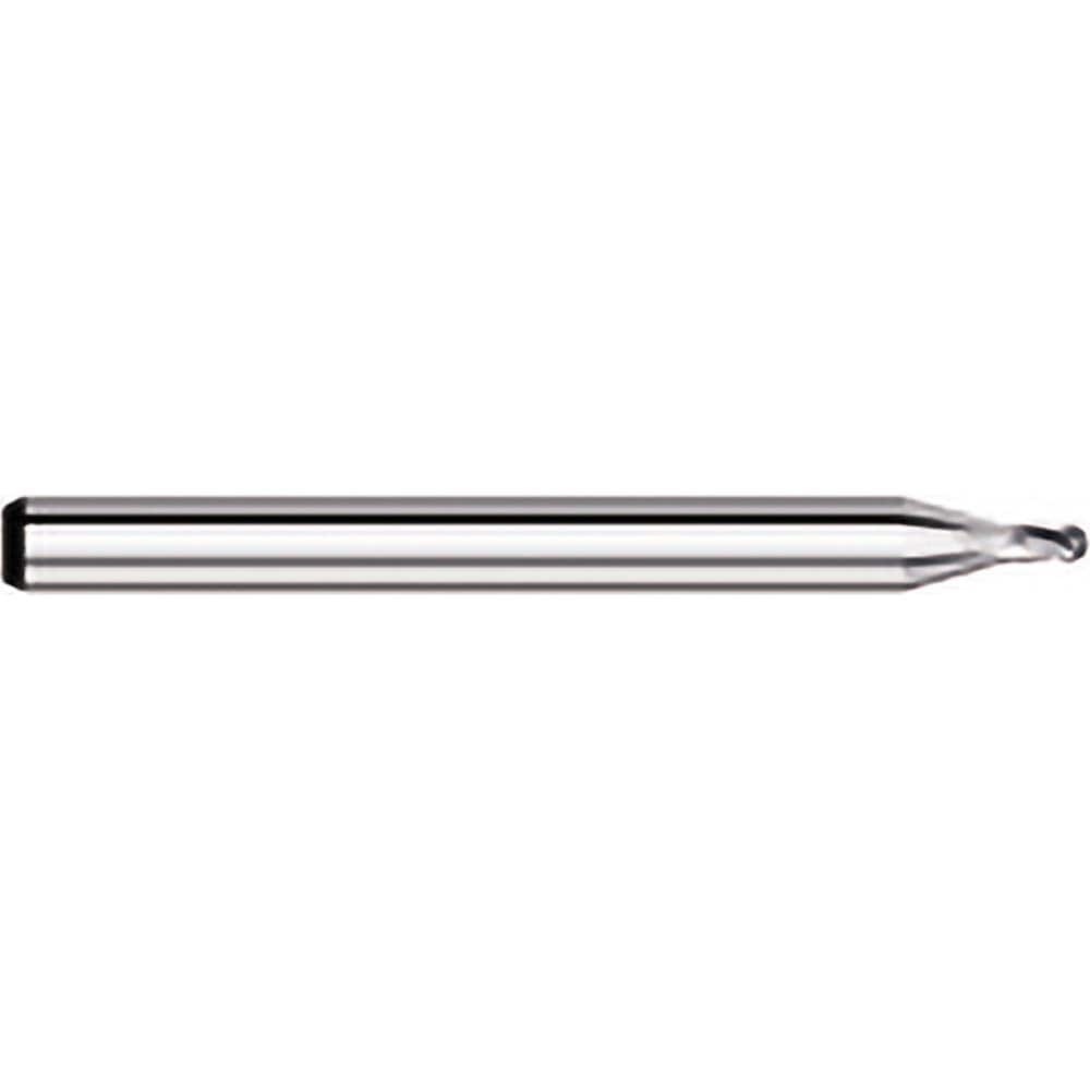 Titan USA - Ball End Mills; Mill Diameter (Decimal Inch): 0.0800 ; Number of Flutes: 4 ; Length of Cut (Decimal Inch): 0.1200 ; Material: Solid Carbide ; Overall Length (Inch): 1-1/2 ; Overall Length (Decimal Inch): 1.5000 - Exact Industrial Supply