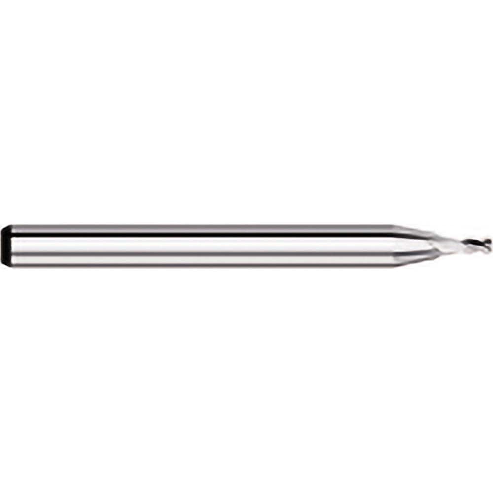 Titan USA - Square End Mills; Mill Diameter (Decimal Inch): 0.0700 ; Number of Flutes: 4 ; Length of Cut (Decimal Inch): 0.1050 ; Material: Solid Carbide ; Finish/Coating: Uncoated ; Shank Diameter (Inch): 1/8 - Exact Industrial Supply