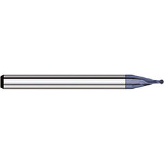 Titan USA - Ball End Mills; Mill Diameter (Decimal Inch): 0.0600 ; Number of Flutes: 2 ; Length of Cut (Decimal Inch): 0.0900 ; Material: Solid Carbide ; Overall Length (Inch): 1-1/2 ; Overall Length (Decimal Inch): 1.5000 - Exact Industrial Supply