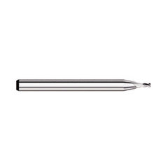 Titan USA - Corner Radius & Corner Chamfer End Mills; Mill Diameter (mm): 0.50 ; Mill Diameter (Decimal Inch): 0.0200 ; End Type: Corner Radius ; Corner Radius (Decimal Inch): 0.0050 ; Number of Flutes: 4 ; Material: Solid Carbide - Exact Industrial Supply