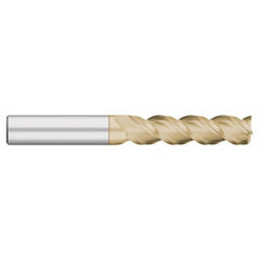 Titan USA - Square End Mills; Mill Diameter (Inch): 5/8 ; Mill Diameter (Decimal Inch): 0.6250 ; Number of Flutes: 3 ; Length of Cut (Inch): 2-3/8 ; Length of Cut (Decimal Inch): 2.3750 ; Material: Solid Carbide - Exact Industrial Supply