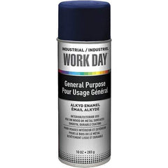 Krylon - Blue, Gloss, Enamel Spray Paint - 9 to 13 Sq Ft per Can, 10 oz Container, Use on Ceramics, Glass, Metal, Plaster, Wood - Eagle Tool & Supply